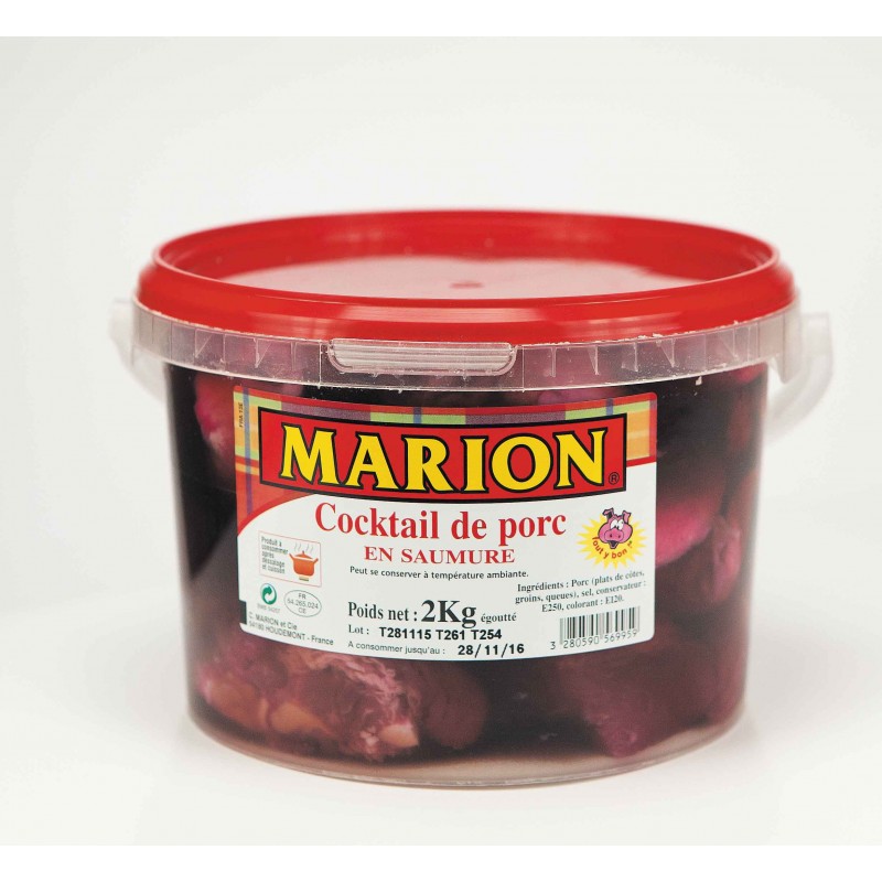 Cocktail seau 2kg Marion