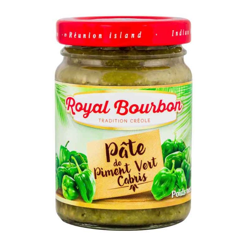 Pâte de piment cabris vert 90g Royal Bourbon