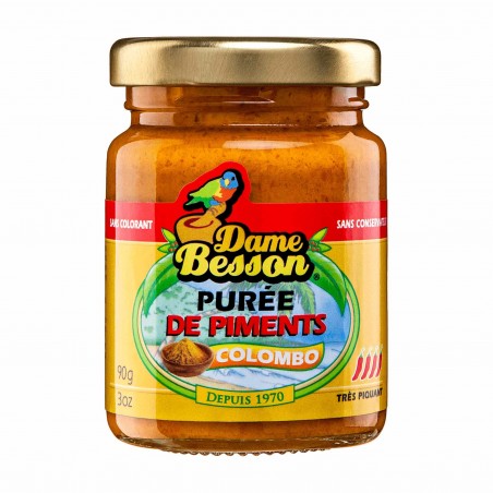 Purée de piment rouge colombo Dame Besson