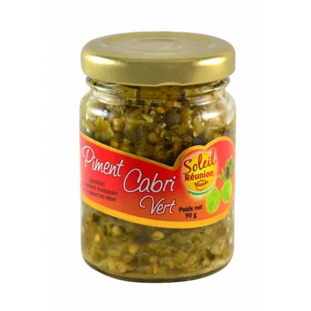 Pâte de piment cabri vert Soleil Réunion