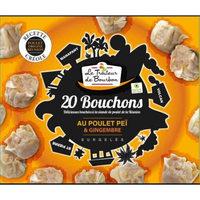 Bouchon gingembre poulet Réunion