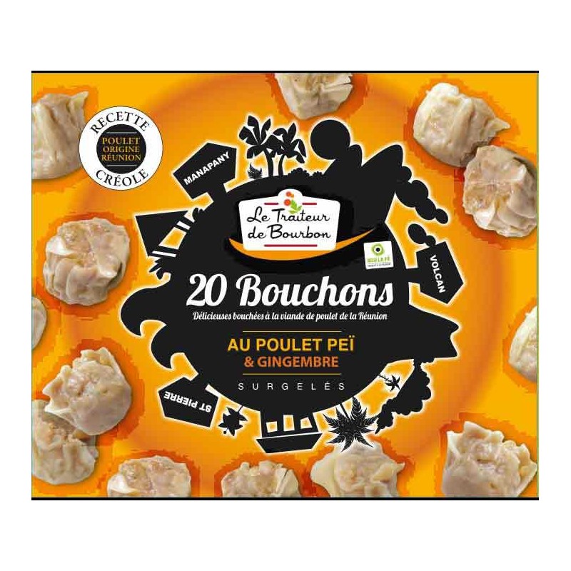 Bouchon gingembre poulet Réunion