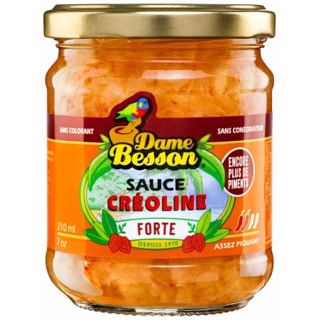 Sauce créoline forte D.Besson 210ml