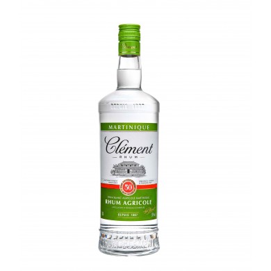 Rhum blanc Clément 1 L 50°