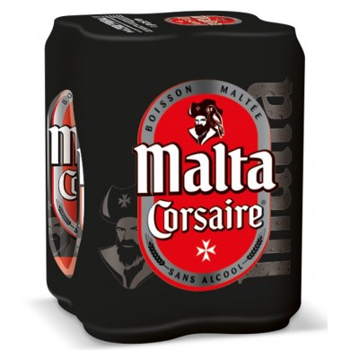 Malta Corsaire Can 50 cl Pack