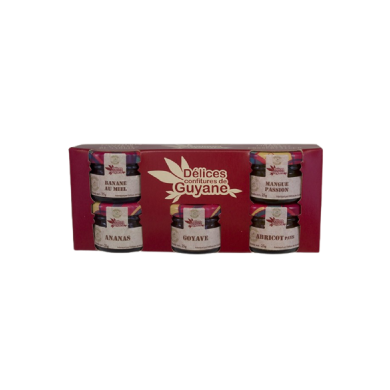 Délices de Guyane 5 jam casket
