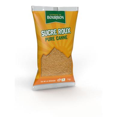 Sucre roux 1kg Sucrerie de...