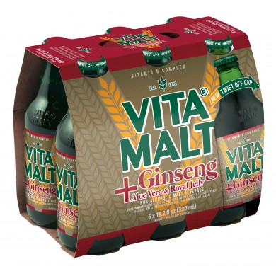 Vitamalt Gingseng+ 33cl pack