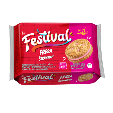 Biscuits fraise Festival