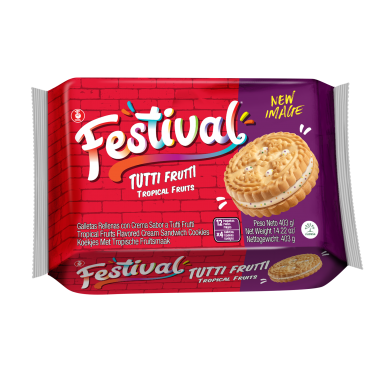 Biscuits tutti frutti Festival
