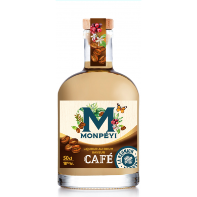 Liqueur au rhum saveur café...