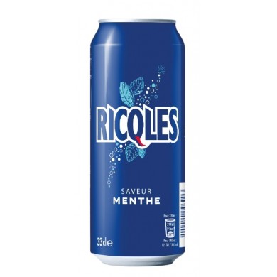 Ricqlès menthe canette 33 cl