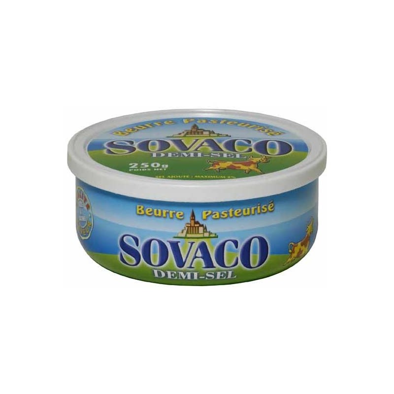 Sovaco slightly salted pasteurized butter