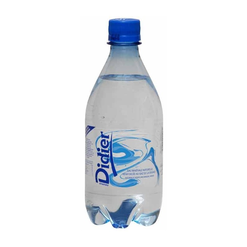 Eau minérale gazeuse de Didier
