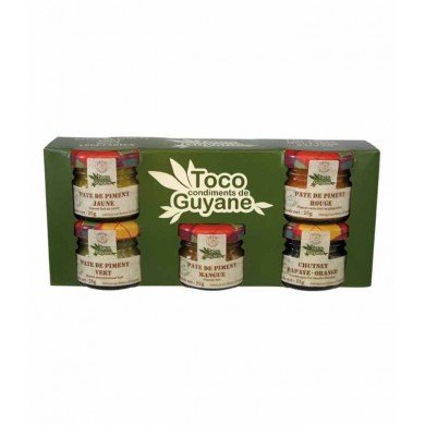 Coffret de 5 sauces Toco