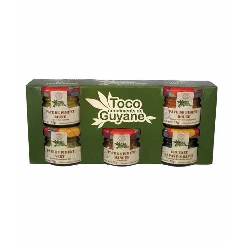 Coffret de 5 sauces Toco