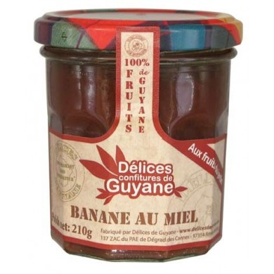 Délices de Guyane banana jam with honey