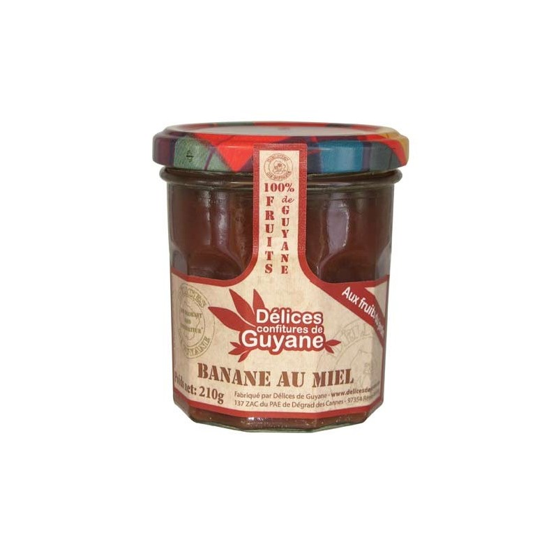 Délices de Guyane banana jam with honey