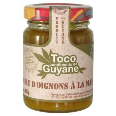 Confit d'oignons à la mangue Toco