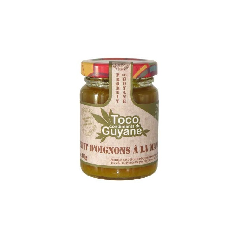 Confit d'oignons à la mangue Toco