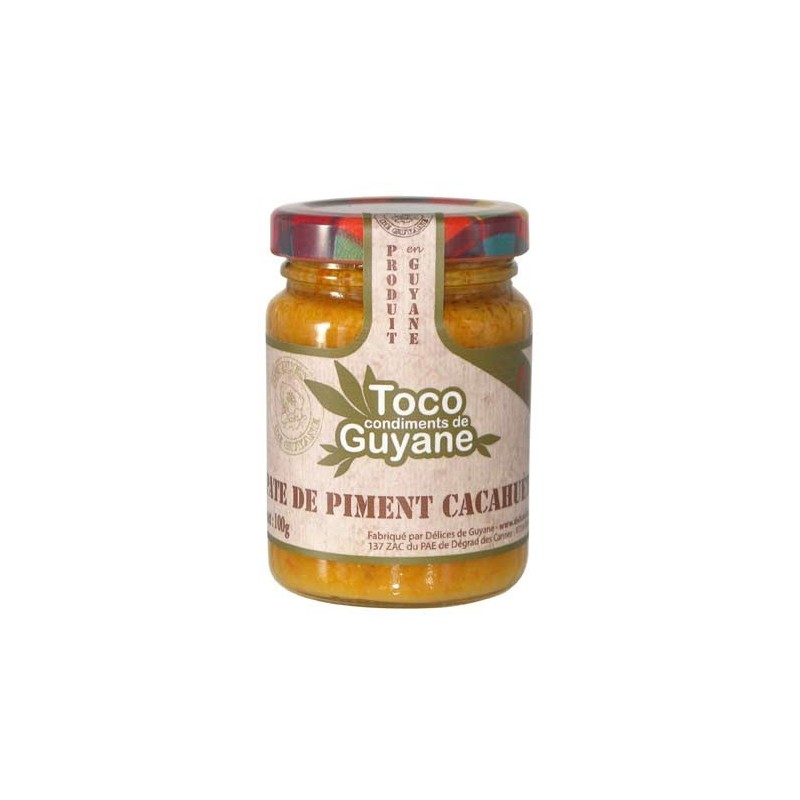 Toco hot pepper with peanut paste
