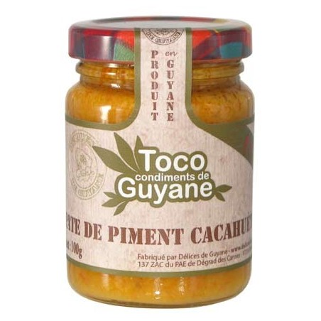 Toco hot pepper with peanut paste