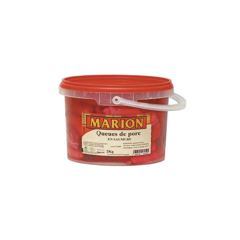 Queue couvercle rouge 2 KG Marion
