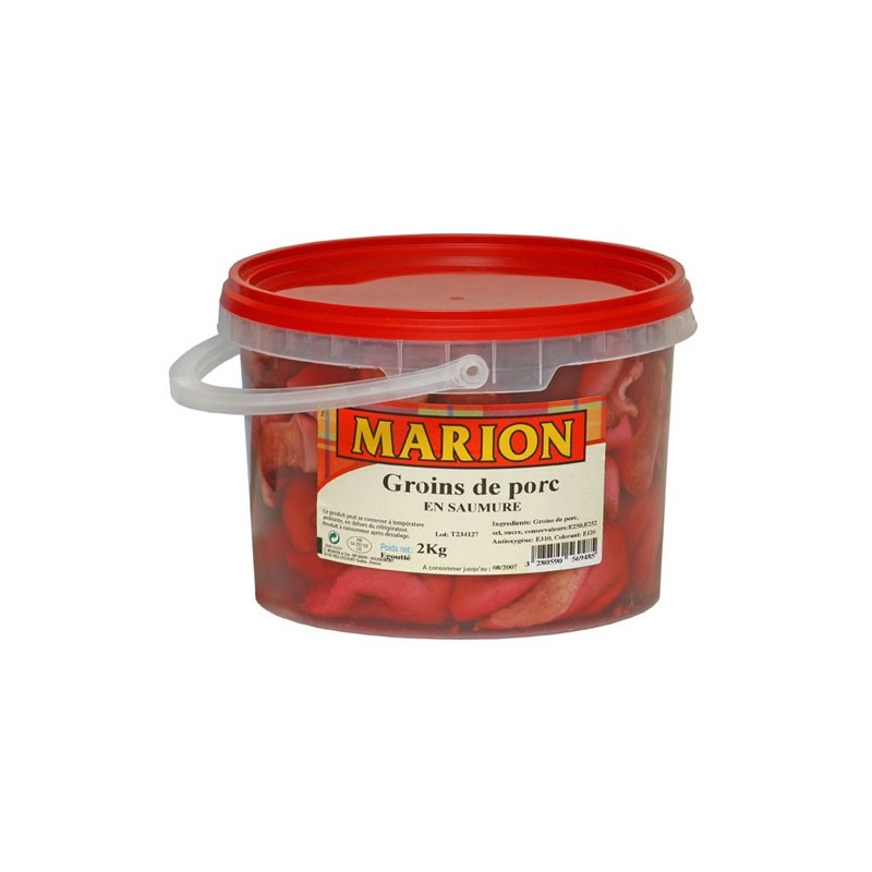 Groin couvercle rouge 2 KG Marion