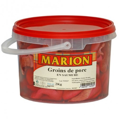 Groin couvercle rouge 2 KG Marion