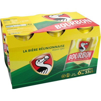 BIERE BOITE PACK 5° 33cl BOURBON