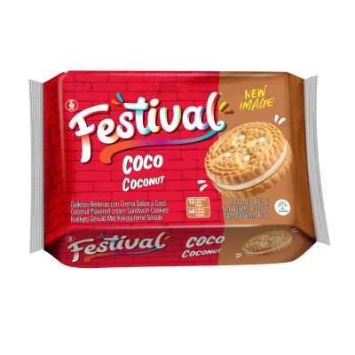 BISCUITS COCO 403g FESTIVAL