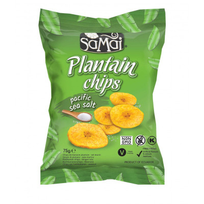 CHIPS BANANE SALEE 75g SAMAI