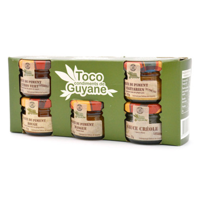 COFFRET 5 SAUCES 25g TOCO