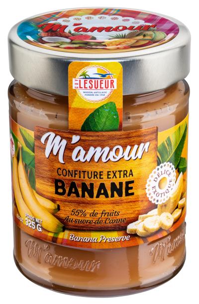 CONFITURE BANANE 325g MAMOUR