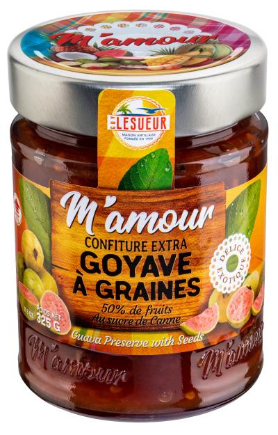 CONFITURE GOYAVE GRAINES 325g MAMOUR