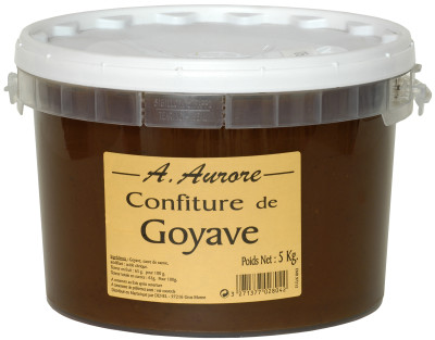 CONFITURE GOYAVE SEAU 5kg AURORE (prix au kilo)