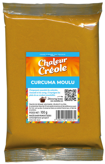 CURCUMA MOULU 100g CHALEUR CREOLE