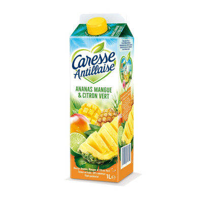 NECTAR ANANAS MANGUE CITRON VERT 1L CARESSE