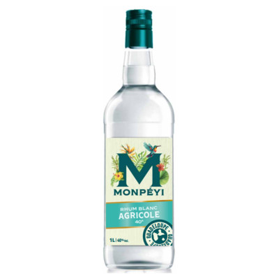 RHUM BLANC AGRICOLE 40° 1L MONPEYI