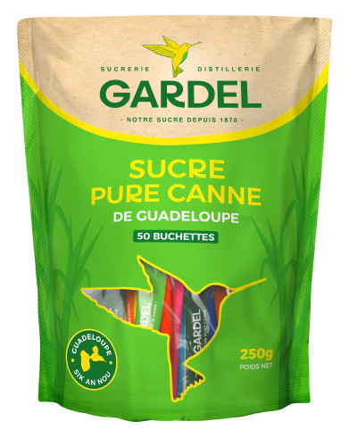SUCRE CANNE 50 BUCHETTES 5g GARDEL